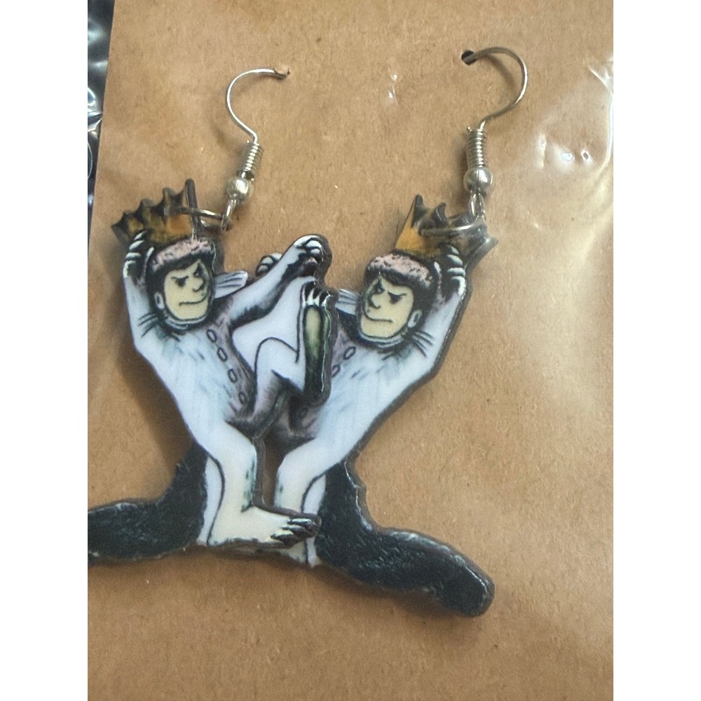Where the wild things are teacher earrings